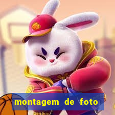 montagem de foto com simbolo do flamengo